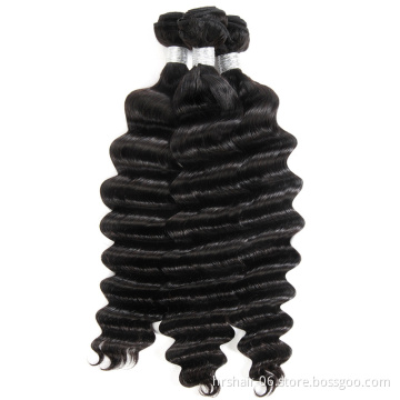 extension  full  lace frontal withl curly human hair loose brazilian vigin big deep wave bundles